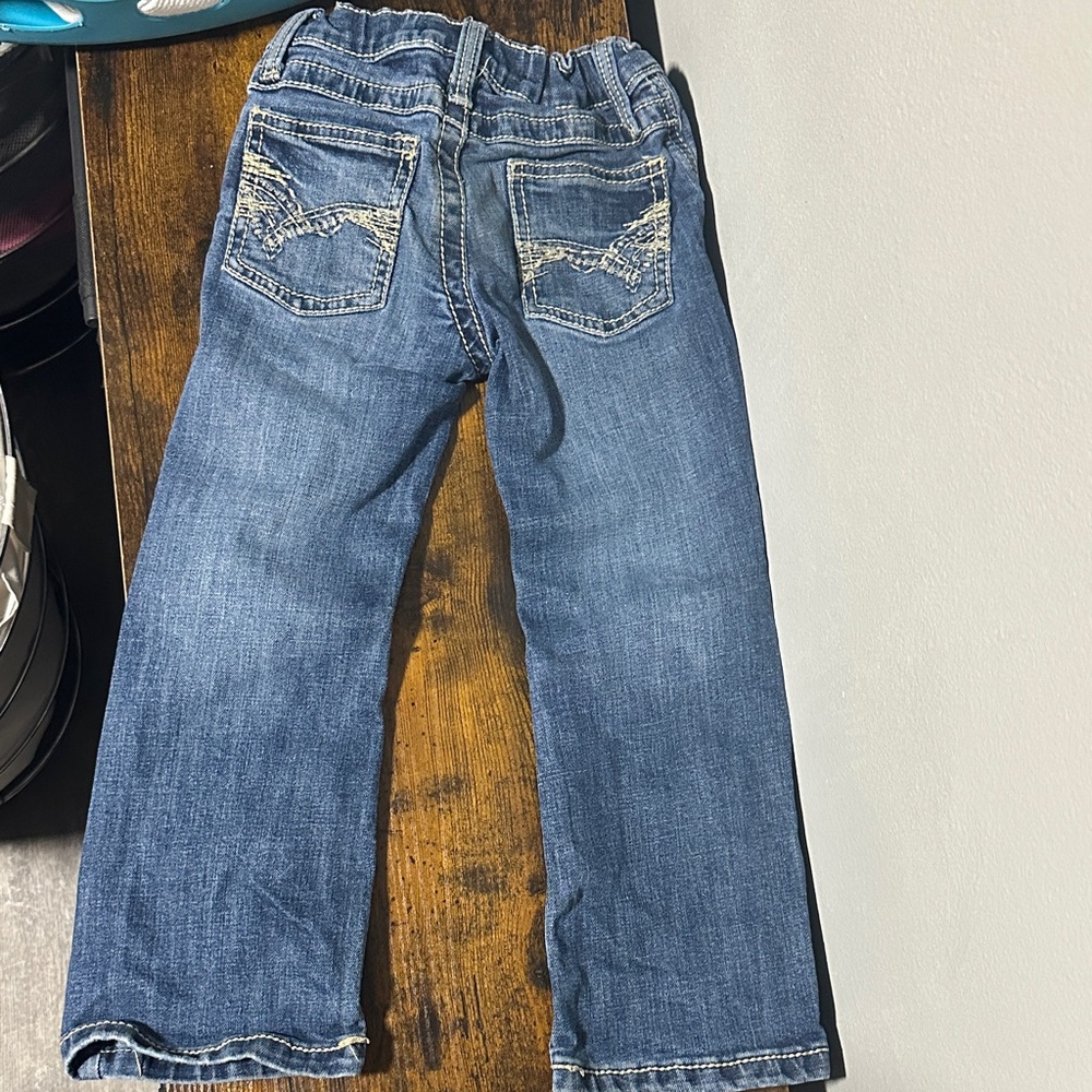 Wrangler Kids Classic Blue Jeans - Picture 3 of 5